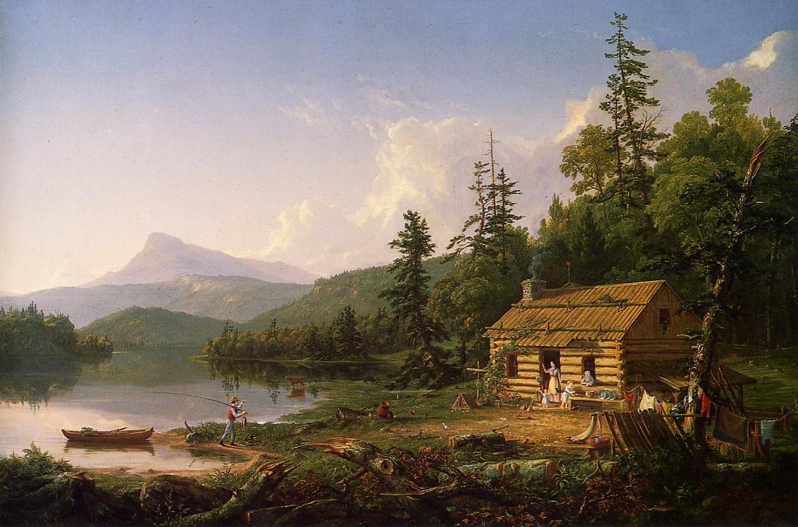 Thomas Cole - Home in the woods