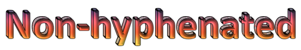 Non-Hyphenated_